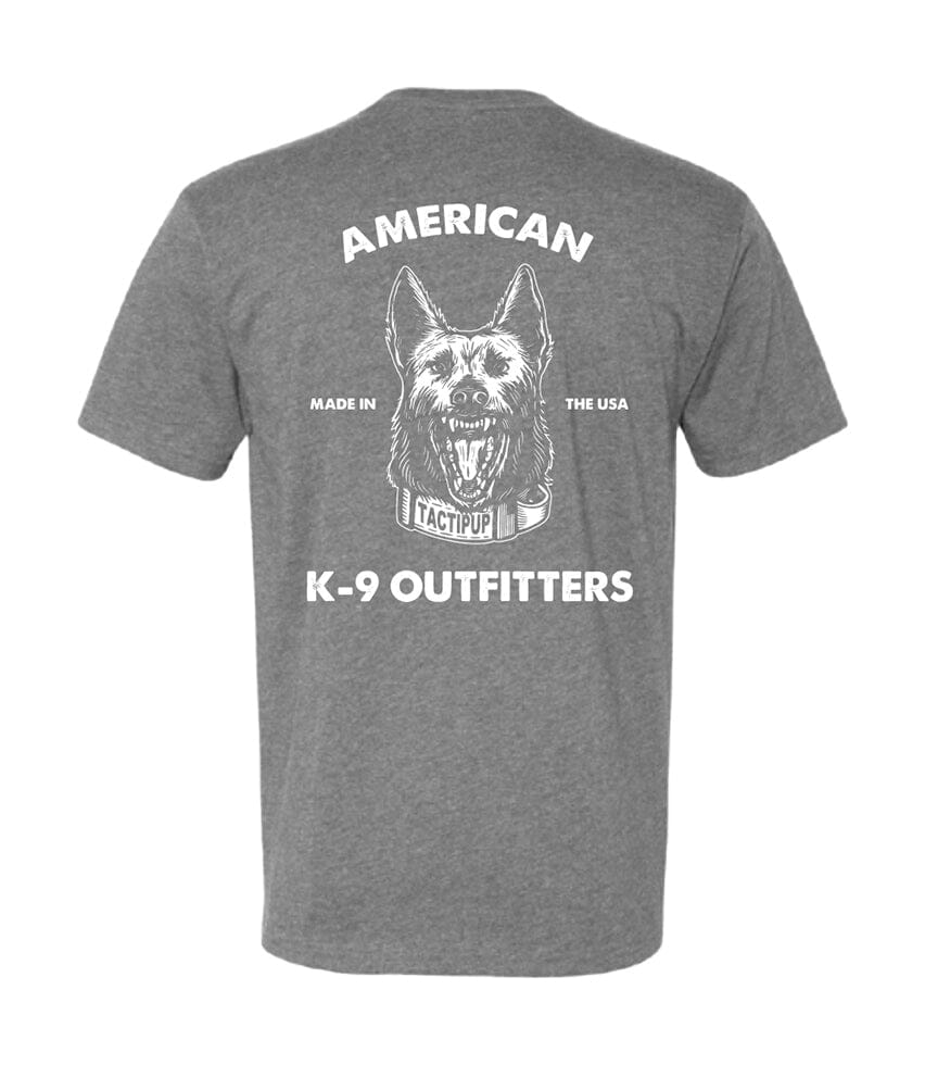 Tactipup K-9 Outfitters T-Shirt (Heather Gray)