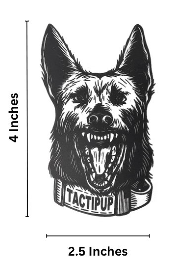 American K-9 Sticker (2.5&quot; x 4&quot;)