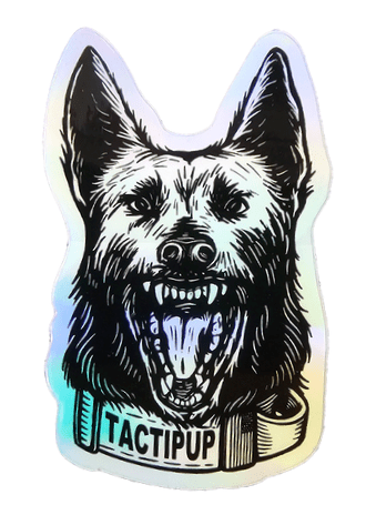 American K-9 Sticker (1.75&quot; x 3&quot;)