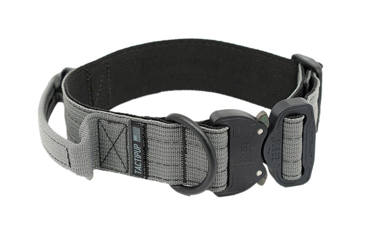 K9 THORN - Tactical Cobra Buckle Collar with Handle (1.75