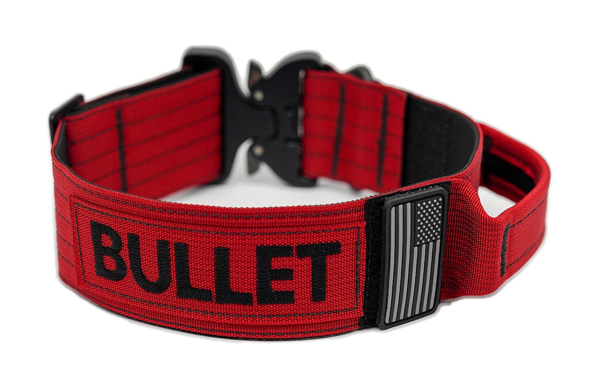 Personalized K9 Collars Tactipup Police Dog Collars