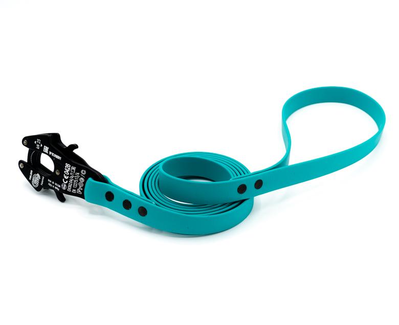 Strong Dog Biothane Leash - Metal Tactical Clasp Quick Release - Quick  Clamp to Dogs Collar D-Ring Clasp - Waterproof PVC Coated Nylon Webbing  Feels